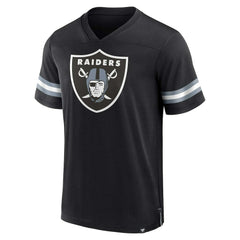 Las Vegas Raiders Jersey Tackle V-Neck T-Shirt Black