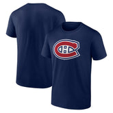NHL Montreal Canadiens Logo T-Shirt - Navy