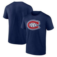 NHL Montreal Canadiens Logo T-Shirt - Navy