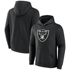Las Vegas Raiders Primary Logo Fleece Pullover Hoodie Black