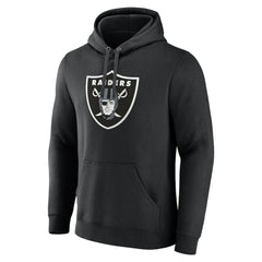 Las Vegas Raiders Primary Logo Fleece Pullover Hoodie Black