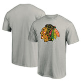 NHL Chicago Blackhawks Logo T-Shirt - Heather Gray