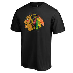 NHL Chicago Blackhawks Logo T-Shirt - Black