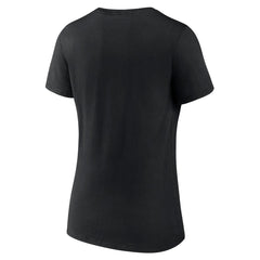 Sacramento Kings Women's Wordmark V-Neck T-Shirt Black