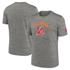 Tampa Bay Buccaneers Throwback Sideline Performance T-Shirt Heather Charcoal
