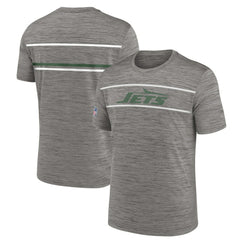 New York Jets Legacy Sideline Performance T-Shirt Heather Charcoal