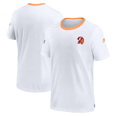 Tampa Bay Buccaneers Throwback Coach Performance T-Shirt White
