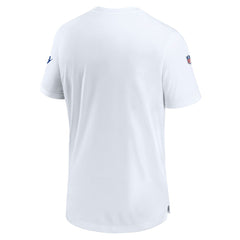Tennessee Titans Oilers Throwback Sideline Coach Alternate Performance T-Shirt White