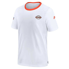 Cleveland Browns Men's Sideline Coaches Alternate Performance T-Shirt White