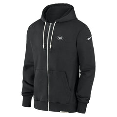 New York Jets Sideline Performance Full-Zip Hoodie Sweatshirt Black