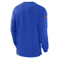 Los Angeles Rams 2023 Sideline Performance Long Sleeve T-Shirt Royal