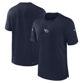 Tennessee Titans 2023 Sideline Performance T-Shirt Navy