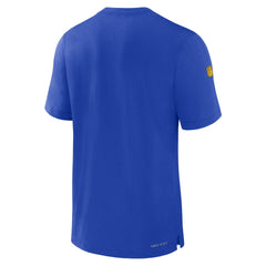 Los Angeles Rams 2023 Sideline Performance T-Shirt Royal