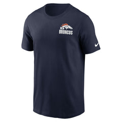 Denver Broncos Blitz Essential T-Shirt Navy