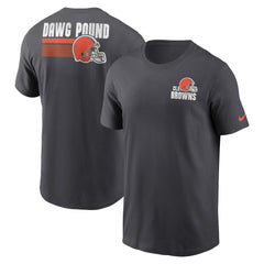 Cleveland Browns Blitz Essential T-Shirt Anthracite