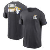 Los Angeles Rams Blitz Essential T-Shirt Anthracite