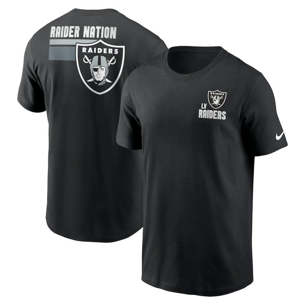 Las Vegas Raiders Blitz Essential T-Shirt Black