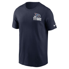 Tennessee Titans Blitz Essential T-Shirt Navy