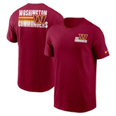 Washington Commanders Blitz Essential T-Shirt Burgundy