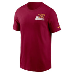 Washington Commanders Blitz Essential T-Shirt Burgundy