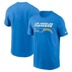 Los Angeles Chargers Division Essential T-Shirt Powder Blue