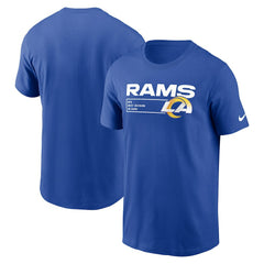Los Angeles Rams Division Essential T-Shirt Royal