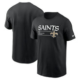 New Orleans Saints Division Essential T-Shirt Black