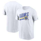 Los Angeles Rams Essential Blitz Lockup T-Shirt White