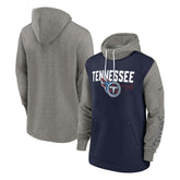 Tennessee Titans Fashion Color Block Pullover Hoodie Navy
