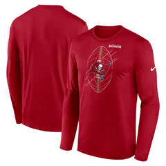 Tampa Bay Buccaneers Legend Icon Long Sleeve T-Shirt Red