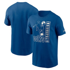 Indianapolis Colts Lockup Essential T-Shirt Royal