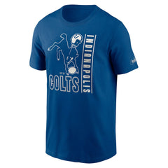 Indianapolis Colts Lockup Essential T-Shirt Royal