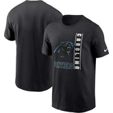 Carolina Panthers Lockup Essential T-Shirt Black