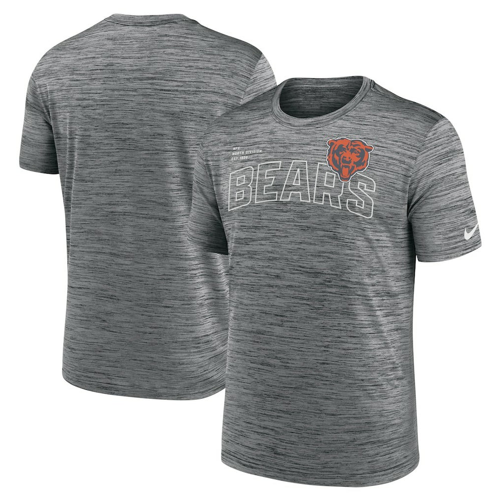 Chicago Bears Velocity Arch Performance T-Shirt Anthracite