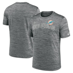 Miami Dolphins Velocity Arch Performance T-Shirt Anthracite