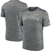 Los Angeles Chargers Velocity Arch Performance T-Shirt Anthracite