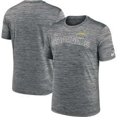 Los Angeles Chargers Velocity Arch Performance T-Shirt Anthracite