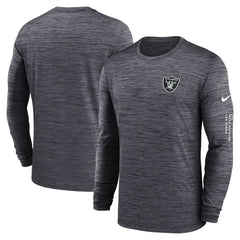 Las Vegas Raiders Velocity Long Sleeve T-Shirt Black