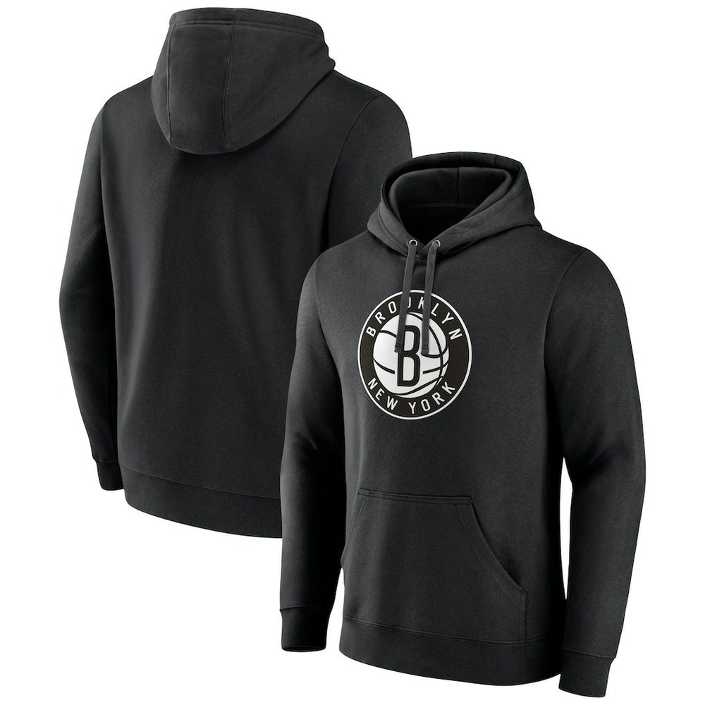 Brooklyn Nets Alternate Logo Pullover Hoodie Black
