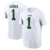 Ahmad Sauce Gardner New York Jets Legacy Player Name & Number T-Shirt White
