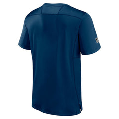 NHL Seattle Kraken Fanatics Authentic Pro Tech T-Shirt - Deep Sea Blue