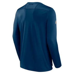 NHL Seattle Kraken Fanatics Authentic Pro Long Sleeve T-Shirt - Deep Sea Blue