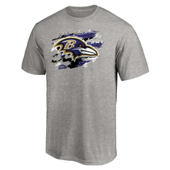 Baltimore Ravens True Color T-Shirt Heather Gray