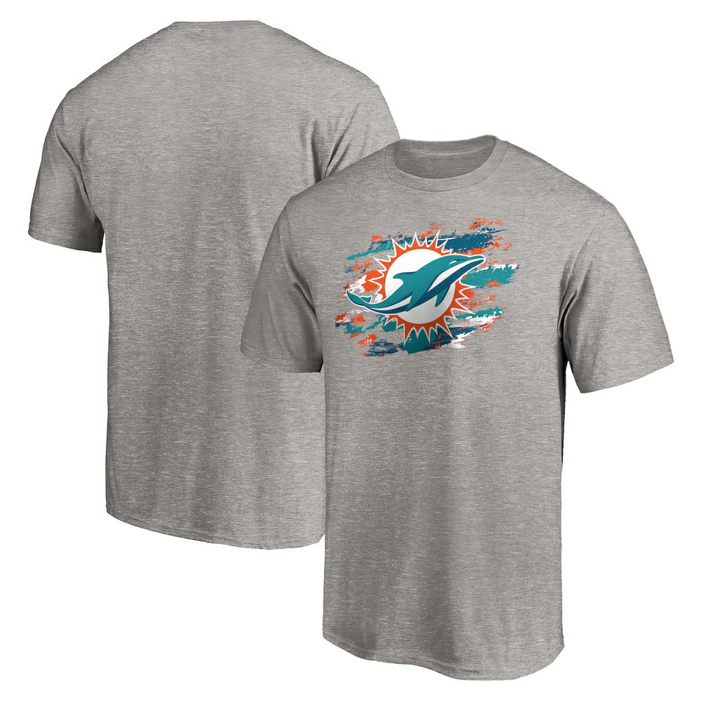Miami Dolphins True Color T-Shirt Heather Gray