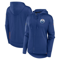 NHL Edmonton Oilers Fanatics Women's Authentic Pro Scuba Full-Zip Hoodie - Royal
