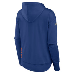 NHL Edmonton Oilers Fanatics Women's Authentic Pro Scuba Full-Zip Hoodie - Royal