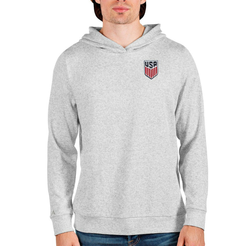 USMNT Antigua Absolute Pullover Hoodie Gray sale