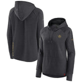 NHL Ottawa Senators Fanatics Women's Authentic Pro Pullover Hoodie - Heather Charcoal