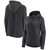 NHL Boston Bruins Fanatics Women's Authentic Pro Pullover Hoodie - Heather Charcoal