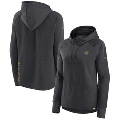 NHL Boston Bruins Fanatics Women's Authentic Pro Pullover Hoodie - Heather Charcoal